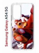 Чехол-накладка Samsung Galaxy A54 5G (638391) Kruche PRINT Человек паук