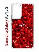 Чехол-накладка Samsung Galaxy A54 5G (638391) Kruche PRINT Гранат