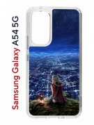 Чехол-накладка Samsung Galaxy A54 5G (638391) Kruche PRINT Ночные Огни