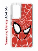 Чехол-накладка Samsung Galaxy A54 5G (638391) Kruche PRINT Человек-Паук красный