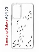 Чехол-накладка Samsung Galaxy A54 5G (638391) Kruche PRINT Муравьи
