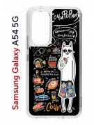 Чехол-накладка Samsung Galaxy A54 5G (638391) Kruche PRINT Кот Сочи