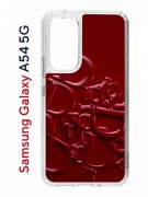 Чехол-накладка Samsung Galaxy A54 5G (638391) Kruche PRINT Dior