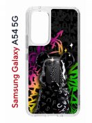 Чехол-накладка Samsung Galaxy A54 5G (638391) Kruche PRINT Микки Маус