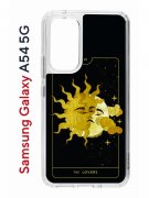 Чехол-накладка Samsung Galaxy A54 5G (638391) Kruche PRINT Tarot Lovers