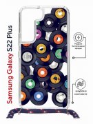 Чехол-накладка Samsung Galaxy S22 Plus (638527) Kruche PRINT Виниловые пластинки