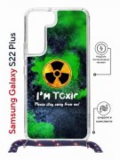 Чехол-накладка Samsung Galaxy S22 Plus (638527) Kruche PRINT Toxic