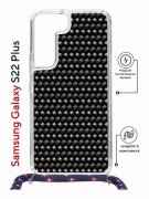 Чехол-накладка Samsung Galaxy S22 Plus (638527) Kruche PRINT Карбон