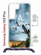 Чехол-накладка Samsung Galaxy S22 Plus (638527) Kruche PRINT Журавли