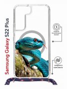 Чехол-накладка Samsung Galaxy S22 Plus (638527) Kruche PRINT Змея