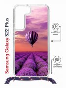 Чехол-накладка Samsung Galaxy S22 Plus (638527) Kruche PRINT Лавандовый рай
