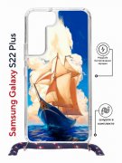 Чехол-накладка Samsung Galaxy S22 Plus (638527) Kruche PRINT Парусник