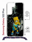 Чехол-накладка Samsung Galaxy S22 Plus (638527) Kruche PRINT Барт Симпсон