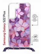 Чехол-накладка Samsung Galaxy S22 Plus (638527) Kruche PRINT Гортензия