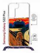 Чехол-накладка Samsung Galaxy S22 Plus (638527) Kruche PRINT Cookie Scream