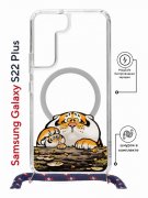 Чехол-накладка Samsung Galaxy S22 Plus (638527) Kruche PRINT тигр первый снег