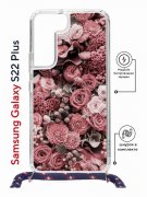 Чехол-накладка Samsung Galaxy S22 Plus (638527) Kruche PRINT цветы