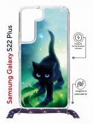 Чехол-накладка Samsung Galaxy S22 Plus (638527) Kruche PRINT Черный кот