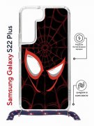 Чехол-накладка Samsung Galaxy S22 Plus (638527) Kruche PRINT Человек-Паук черныи?