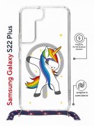 Чехол-накладка Samsung Galaxy S22 Plus (638527) Kruche PRINT Единорожка