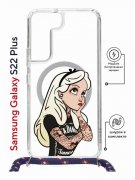 Чехол-накладка Samsung Galaxy S22 Plus (638527) Kruche PRINT Tattoo Girl