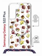 Чехол-накладка Samsung Galaxy S22 Plus (638527) Kruche PRINT Cake
