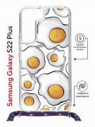 Чехол-накладка Samsung Galaxy S22 Plus (638527) Kruche PRINT Глазунья