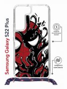 Чехол-накладка Samsung Galaxy S22 Plus (638527) Kruche PRINT Spider-Man-Venom