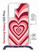 Чехол-накладка Samsung Galaxy S22 Plus (638527) Kruche PRINT Сердце