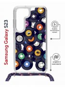 Чехол-накладка Samsung Galaxy S23 (638523) Kruche PRINT Виниловые пластинки