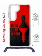 Чехол-накладка Samsung Galaxy S23 (638523) Kruche PRINT Born to be a King