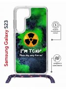 Чехол-накладка Samsung Galaxy S23 (638523) Kruche PRINT Toxic