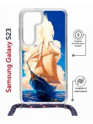 Чехол-накладка Samsung Galaxy S23 (638523) Kruche PRINT Парусник
