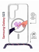 Чехол-накладка Samsung Galaxy S23 (638523) Kruche PRINT Котолюбовь
