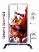 Чехол-накладка Samsung Galaxy S23 (638523) Kruche PRINT Человек паук