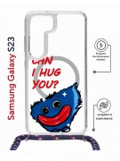 Чехол-накладка Samsung Galaxy S23 (638523) Kruche PRINT CAN I HUG YOU