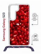 Чехол-накладка Samsung Galaxy S23 (638523) Kruche PRINT Гранат