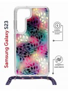 Чехол-накладка Samsung Galaxy S23 (638523) Kruche PRINT Цветные листья