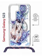 Чехол-накладка Samsung Galaxy S23 (638523) Kruche PRINT Грация