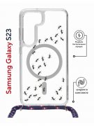Чехол-накладка Samsung Galaxy S23 (638523) Kruche PRINT Муравьи