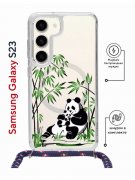 Чехол-накладка Samsung Galaxy S23 Kruche Magrope Print Панды