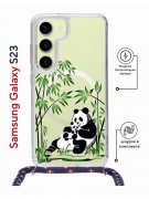 Чехол-накладка Samsung Galaxy S23 Kruche Magrope Print Панды
