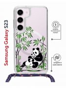 Чехол-накладка Samsung Galaxy S23 Kruche Magrope Print Панды