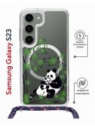 Чехол-накладка Samsung Galaxy S23 Kruche Magrope Print Панды