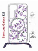 Чехол-накладка Samsung Galaxy S23 (638523) Kruche PRINT Сакура