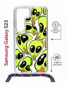 Чехол-накладка Samsung Galaxy S23 (638523) Kruche PRINT Инопланетянин
