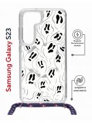 Чехол-накладка Samsung Galaxy S23 (638523) Kruche PRINT Призраки