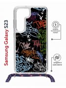 Чехол-накладка Samsung Galaxy S23 (638523) Kruche PRINT Граффити