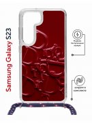 Чехол-накладка Samsung Galaxy S23 (638523) Kruche PRINT Dior