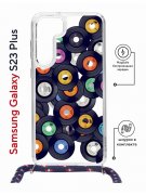 Чехол-накладка Samsung Galaxy S23 Plus (638526) Kruche PRINT Виниловые пластинки